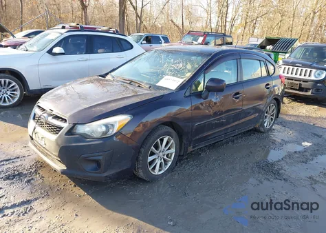 2012 Subaru Impreza 2.0I Premium из США, поврежденный, VIN JF1GPAC68CH208221